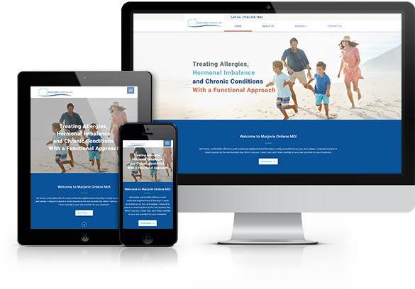 Best Functional Medicine Website Design - Marjorie Ordene, MD