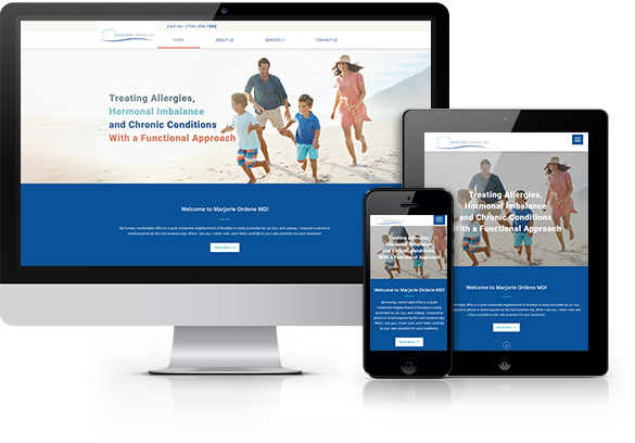 Best Functional Medicine Website Design - Marjorie Ordene, MD