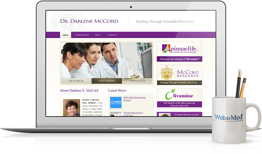 Top Medical Research Website Design - McCord Research