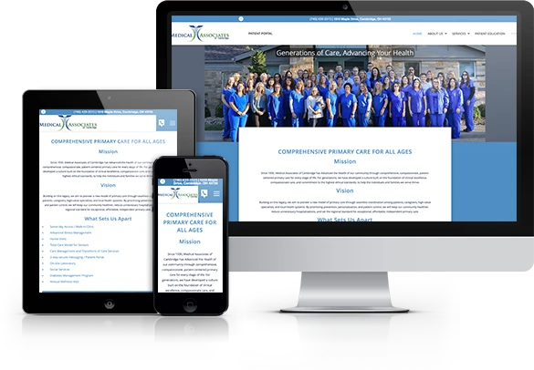 Best Family Medicine Website Design - Medical Associates of Cambridge