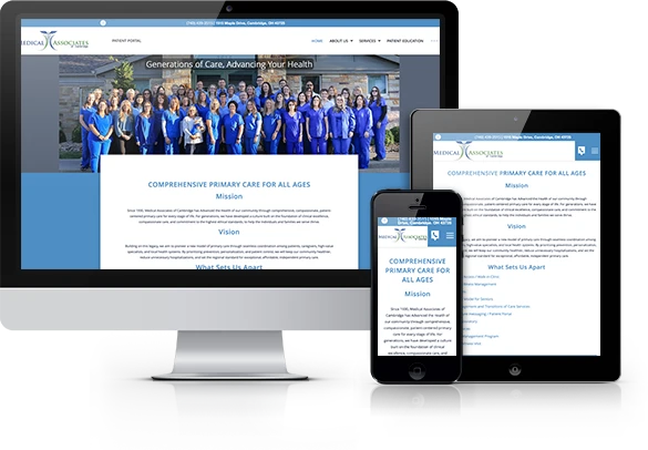 Best Family Medicine Website Design - Medical Associates of Cambridge