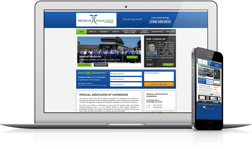 Top Family Medicine Website Design - Medical Associates of Cambridge