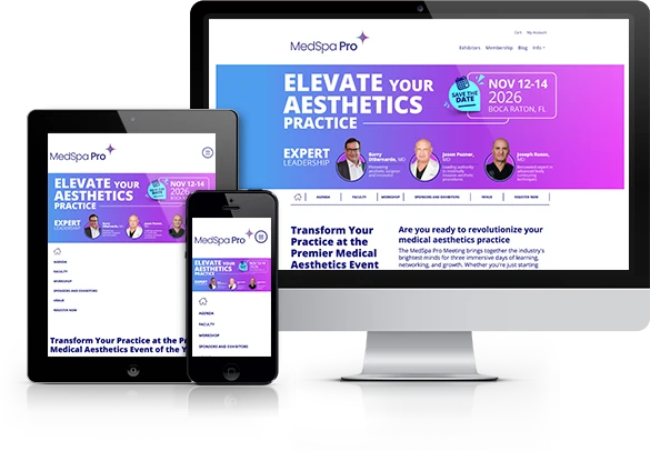 Best Medical Conferences Website Design - MedSpa Pro