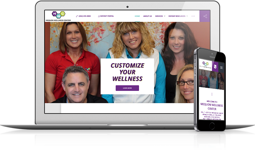 Top Wellness Website Design - Mequon Wellness Center