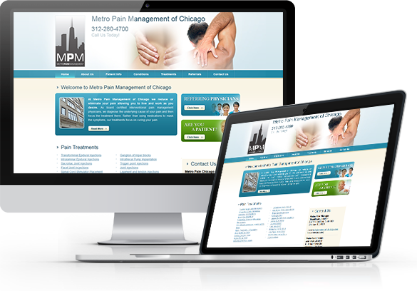 Best Pain Management Website Design - Metro Pain Management of Chicago