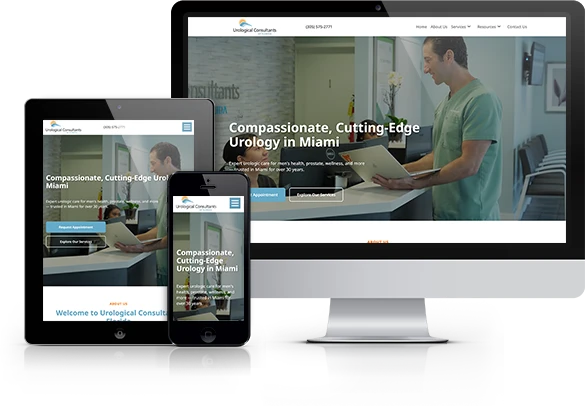 Best Urology Website Design - Urological Consultants of Florida