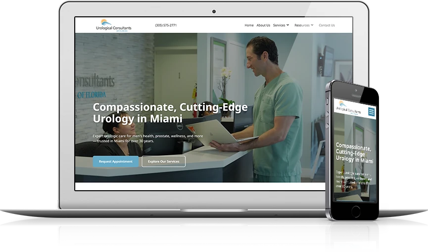 Top Urology Website Design - Urological Consultants of Florida