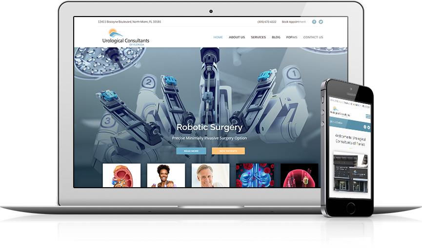 Top Urology Website Design - Urological Consultants of Florida