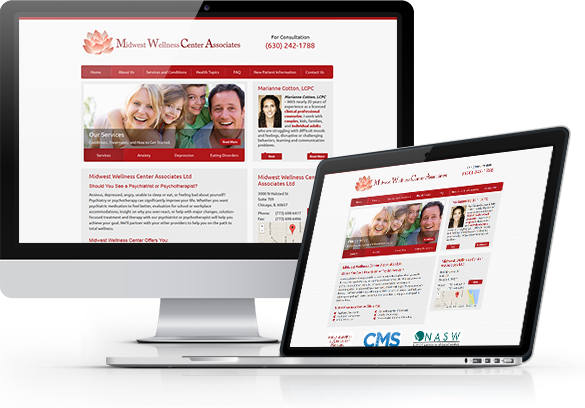 Best Psychiatry Website Design - Midwest Wellness Center Associates