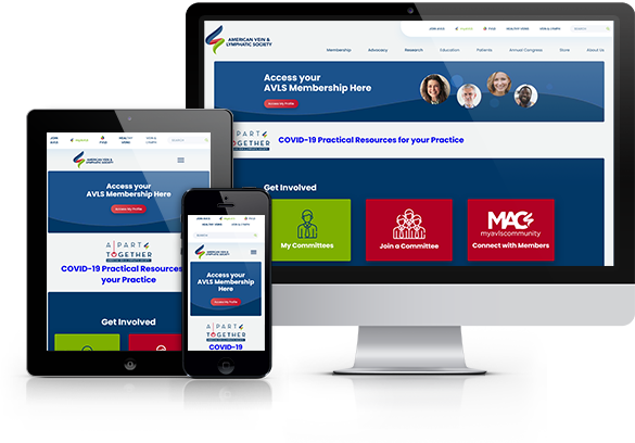 Best Medical Associations Website Design - American Venous & Lymphatic Society