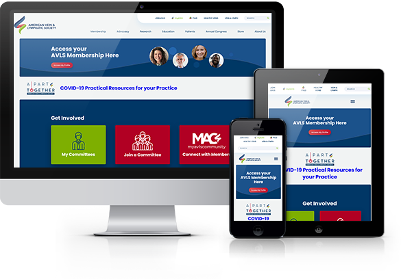 Best Medical Associations Website Design - American Venous & Lymphatic Society