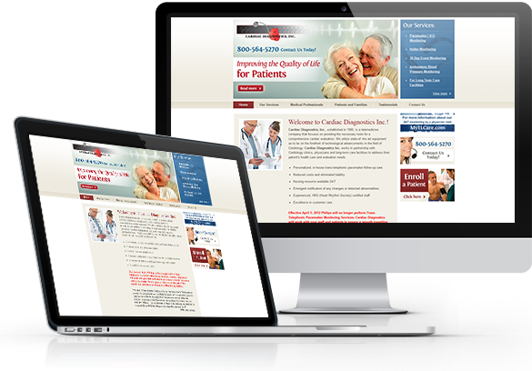 Best Medical Services Website Design - Cardiac Diagnostics, Inc.