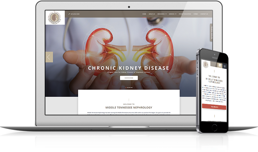 Top Nephrology Website Design - Middle Tennessee Nephrology