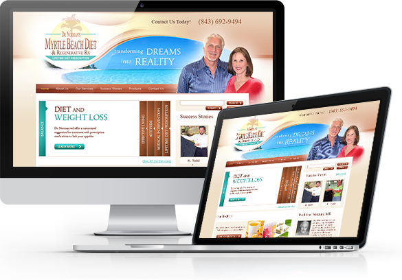Best Weight Loss Website Design - Myrtle Beach Diet