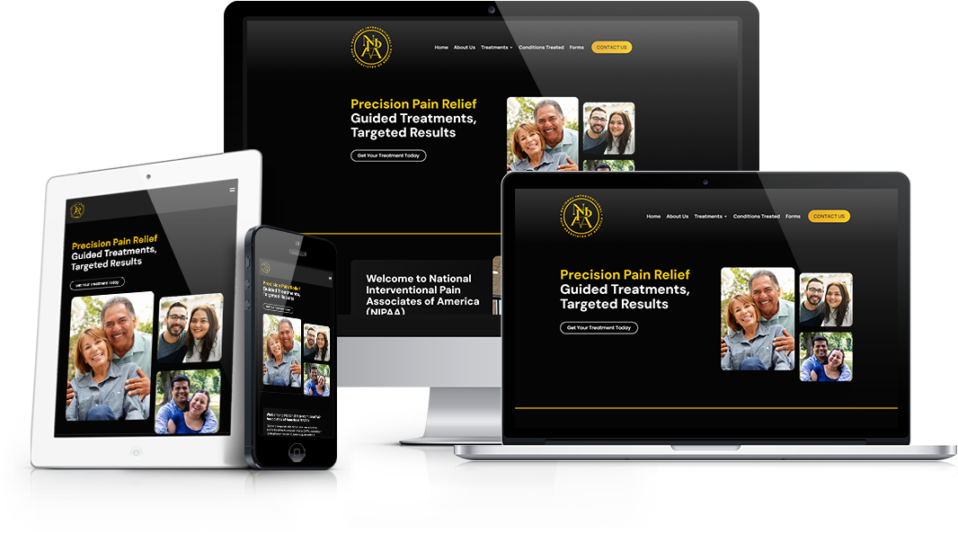 Pain Management Website Design