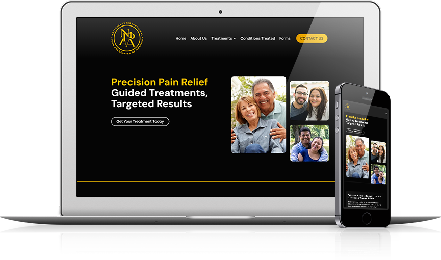 Top Pain Management Website Design - National Interventional Pain Associates of America