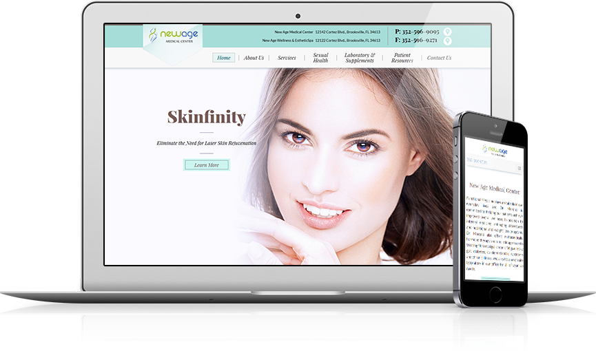 Top Integrative Medicine Website Design - New Age Medical Center