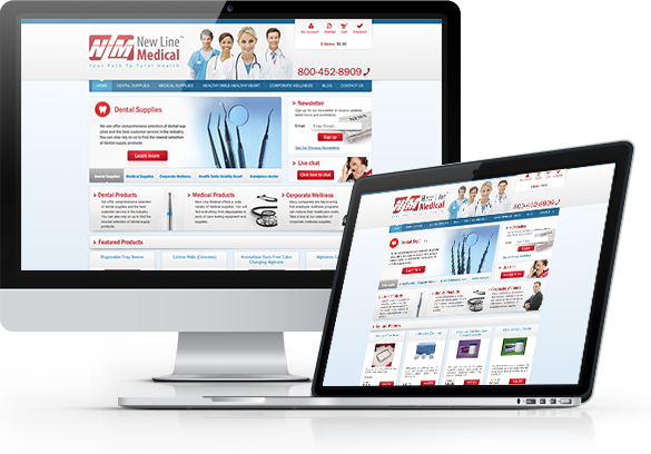 Medical E-Commerce Website Design