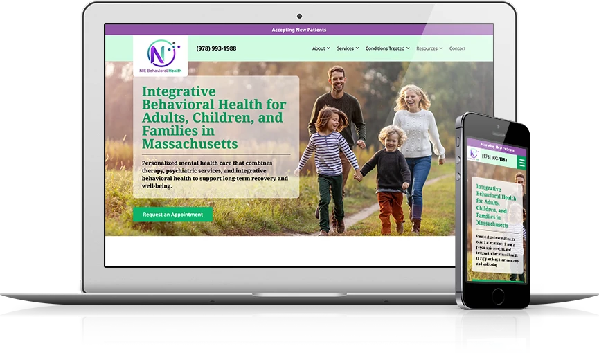 Top Psychiatry Website Design - NIE Behavioral Health