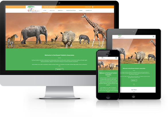 Best Pediatric Website Design - Northeast Pediatric Associates