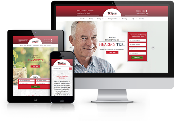 Best Audiology Website Design - NuWave Hearing Centers