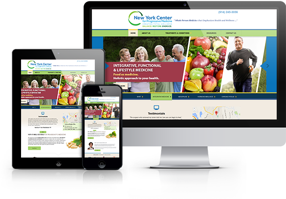 Best Integrative Medicine Website Design - New York Center for Progressive Medicine