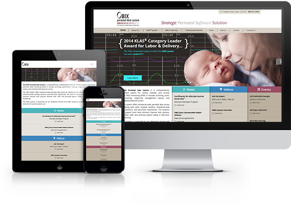 Best Medical Services Website Design - Obix Perinatal Data System