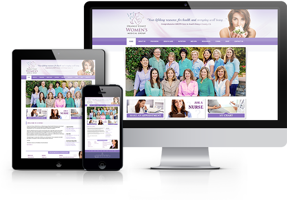 Best OBGYN Website Design - Orange Coast Women's Medical Group