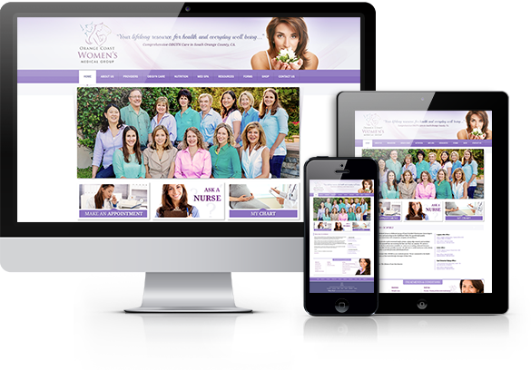 Best OBGYN Website Design - Orange Coast Women's Medical Group