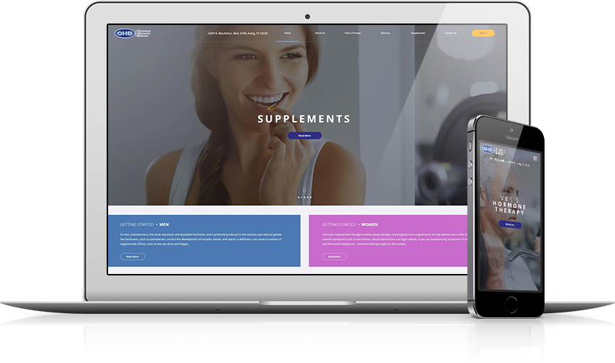 Top Medical Education Website Design - Optimum Hormone Balance