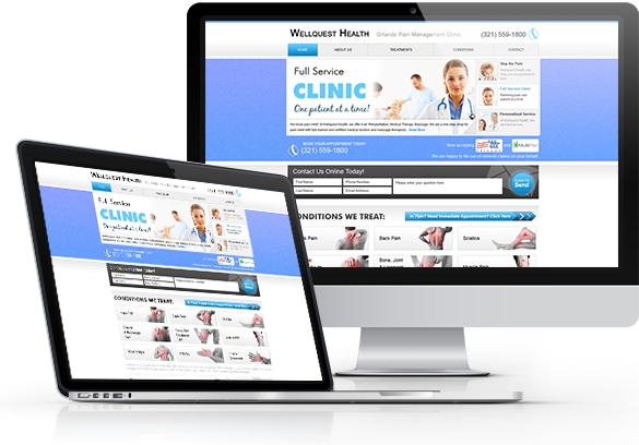Best Pain Management Website Design - Wellquest Health