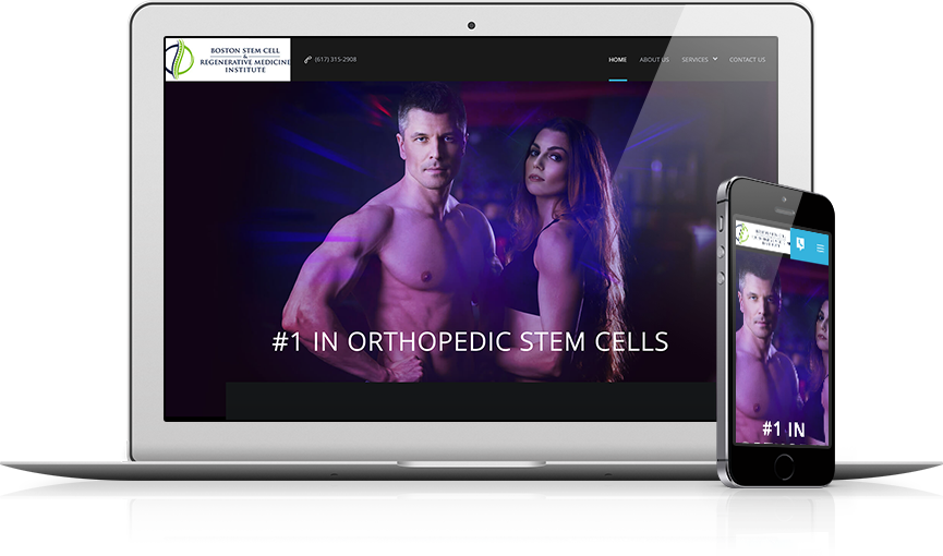 Top Regenerative Medicine & Biologics Website Design - Boston Stem Cell & Regenerative Medicine Institute