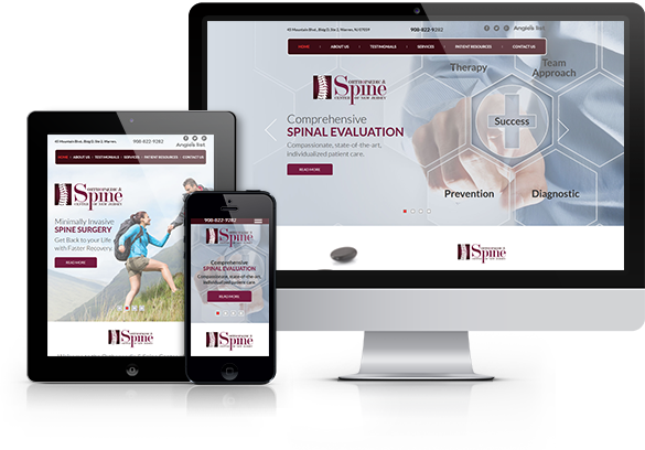 Best Orthopedic Website Design - Orthopaedic & Spine Center of New Jersey