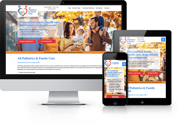 Best Pediatric Website Design - All Pediatrics & Family Care