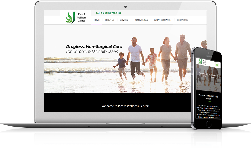 Top Neurology Website Design - Picard Wellness Center