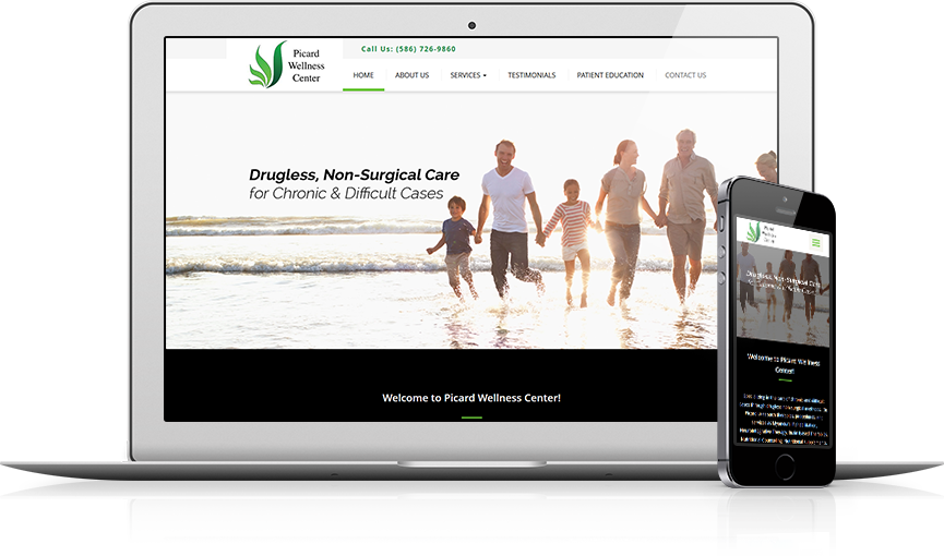 Top Neurology Website Design - Picard Wellness Center