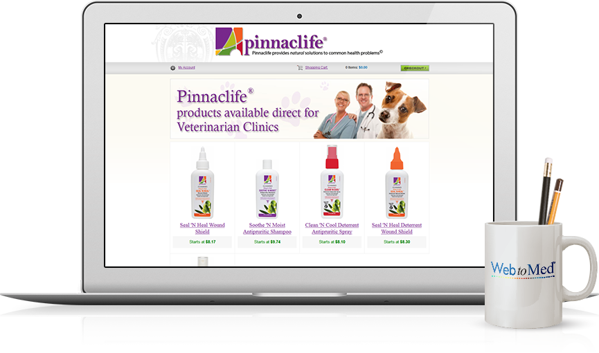 Top Medical E-Commerce Website Design - Pinnaclife