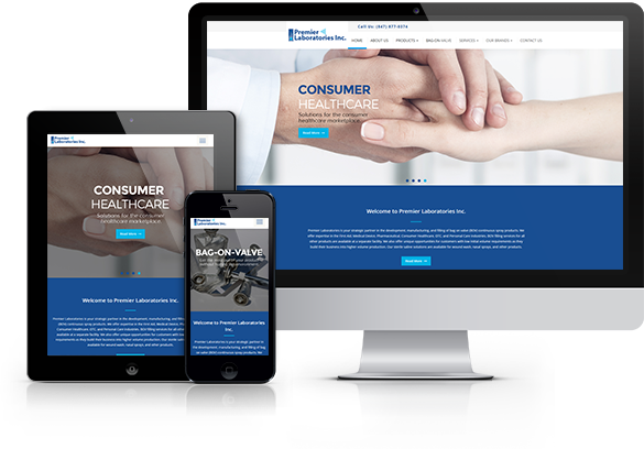 Medical Manufacturing Website Design