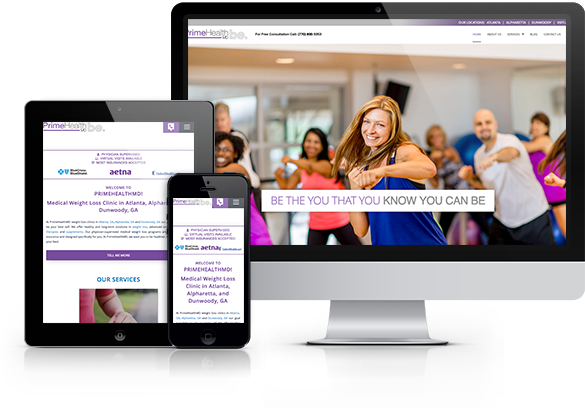 Best Weight Loss Website Design - PrimeHealthMD