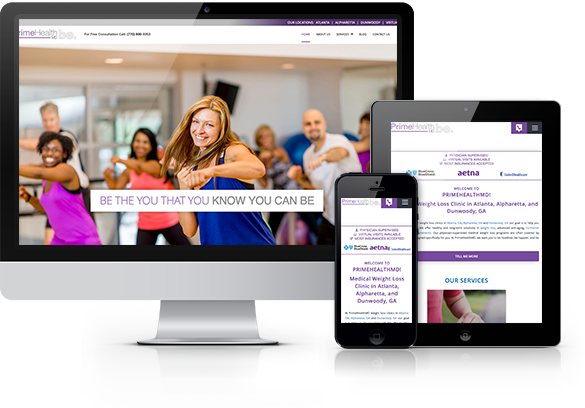 Best Weight Loss Website Design - PrimeHealthMD