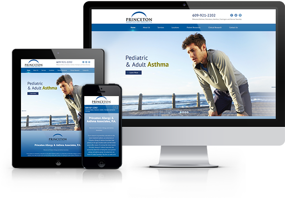 Best Allergy Website Design - Princeton Allergy & Asthma Associates