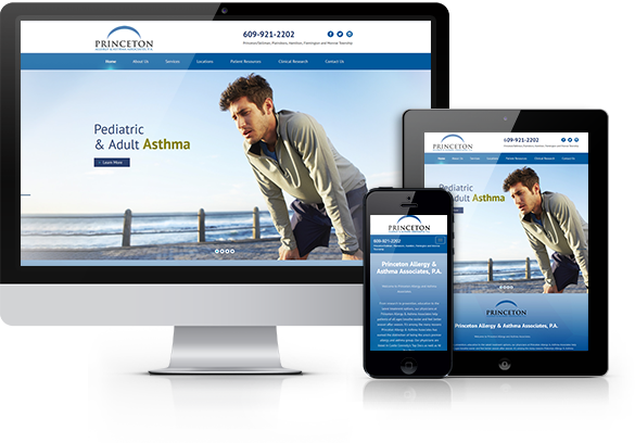 Best Allergy Website Design - Princeton Allergy & Asthma Associates