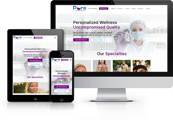 Best Pharmacies Website Design - Pure Pharmacy