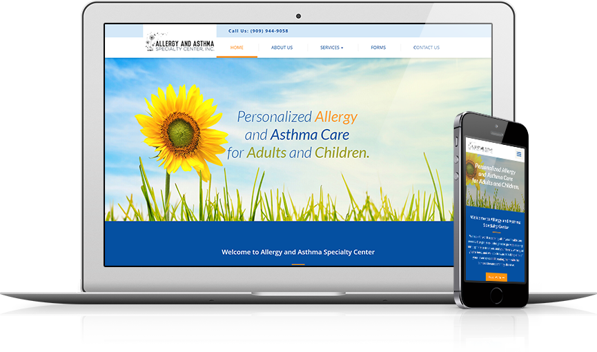 Top Allergy Website Design - Allergy and Asthma Specialty Center, Inc.