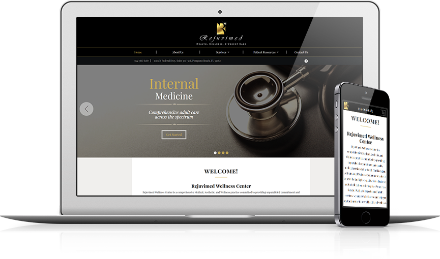 Top Wellness Website Design - Rejuvimed