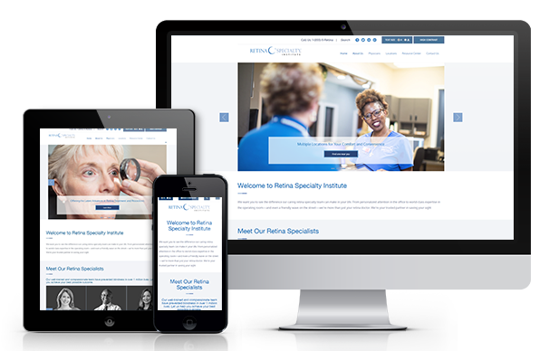 Best Ophthalmology Website Design - Retina Specialty Institute