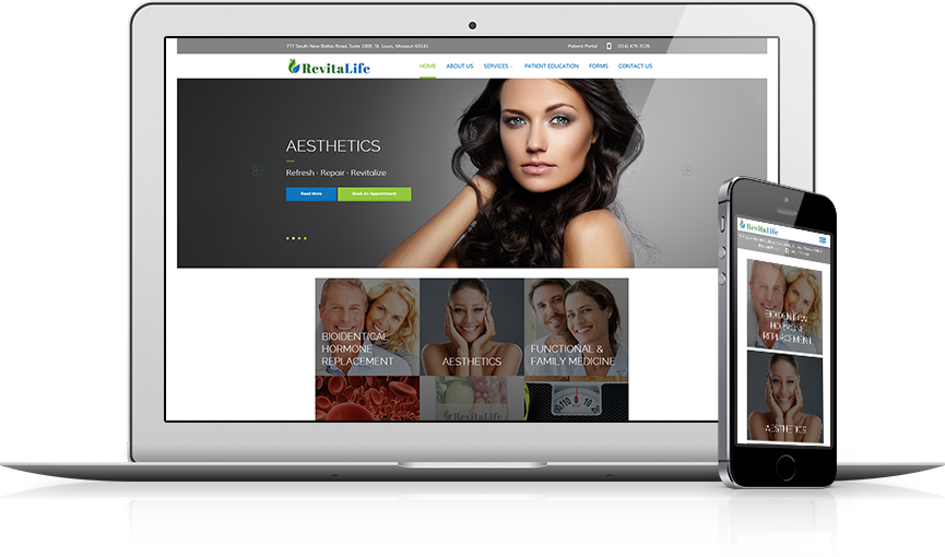 Top Functional Medicine Website Design - RevitaLife