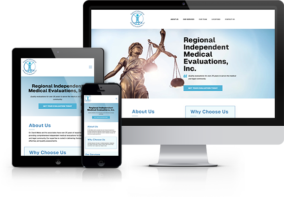 Best Medical Services Website Design - Regional Independent Medical Evaluations, Inc.