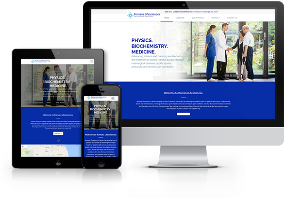 Best Neurology Website Design - Romans Lifesciences