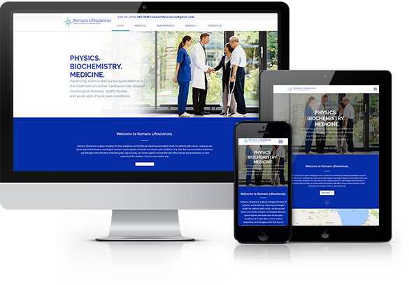 Best Neurology Website Design - Romans Lifesciences